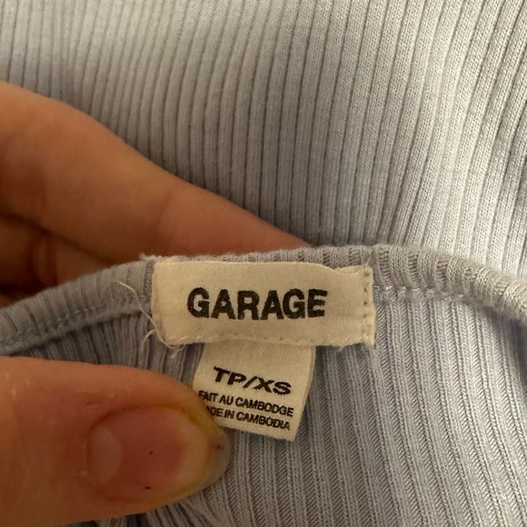 Garage | BabyBlue Lace Trim Cami - Picture 3 of 4